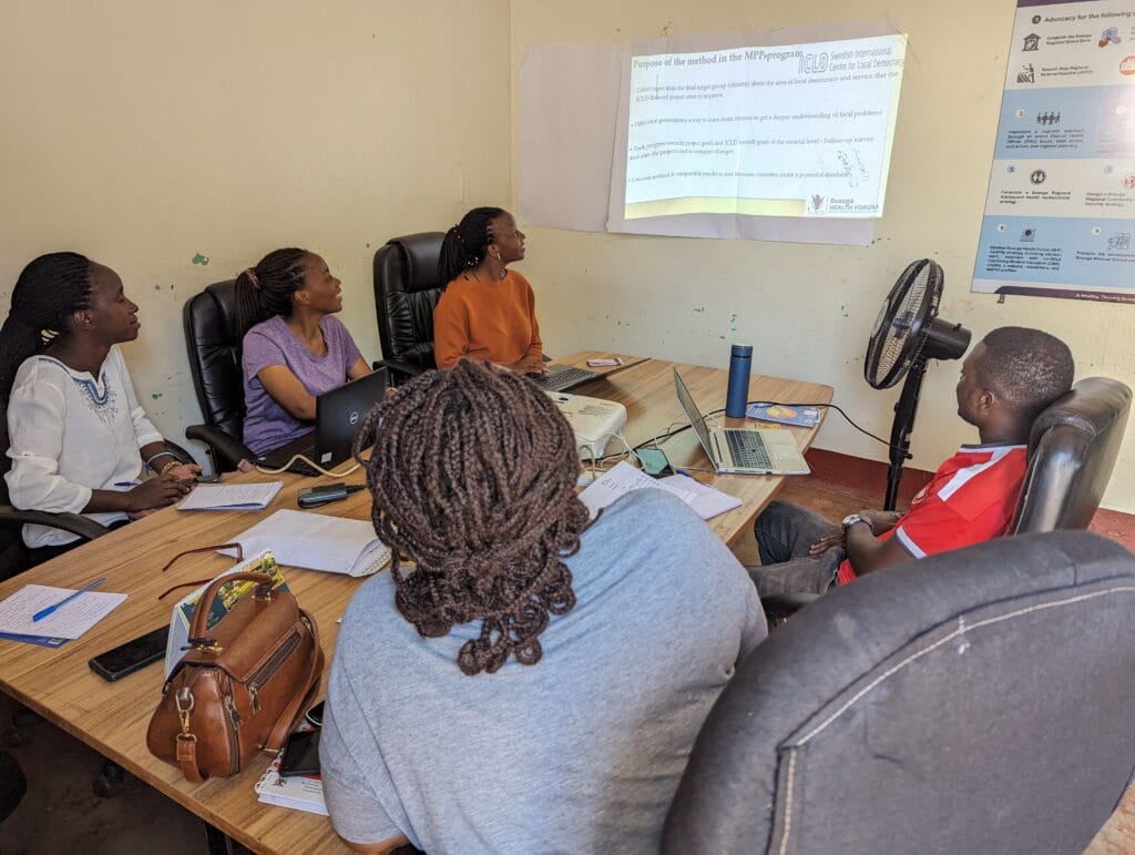 Enumerators in a Training Session, Photo: ICLD