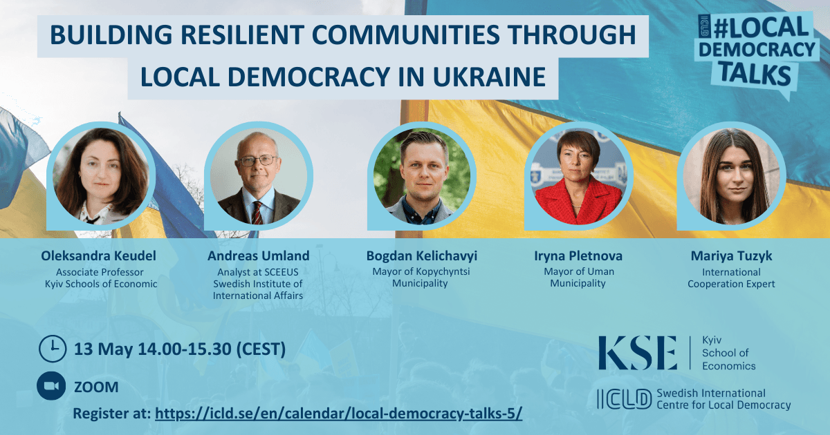 Webinar: Building Resilience through Local Democracy in Ukraine