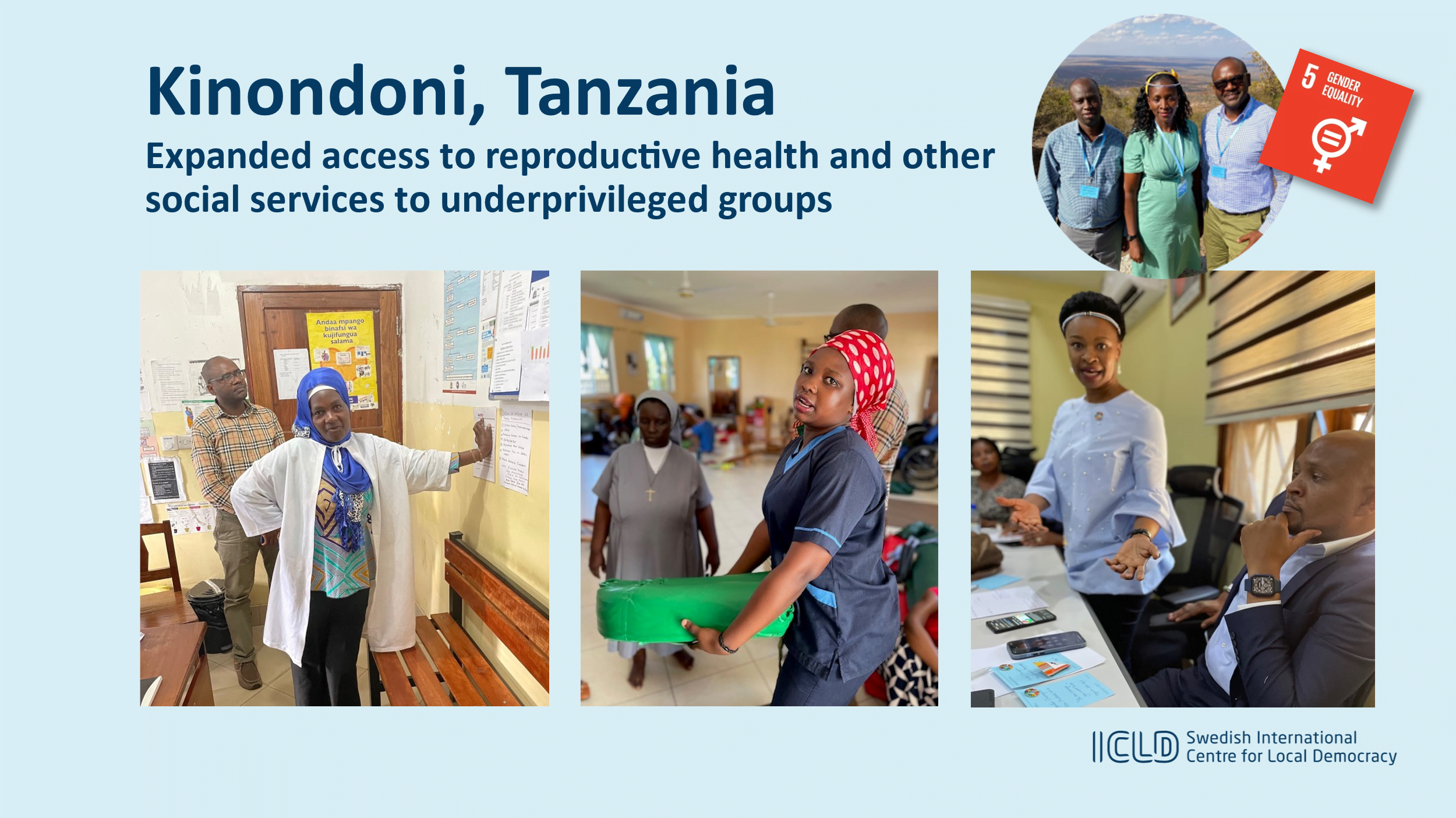 Addressing gender equality in Kinondoni