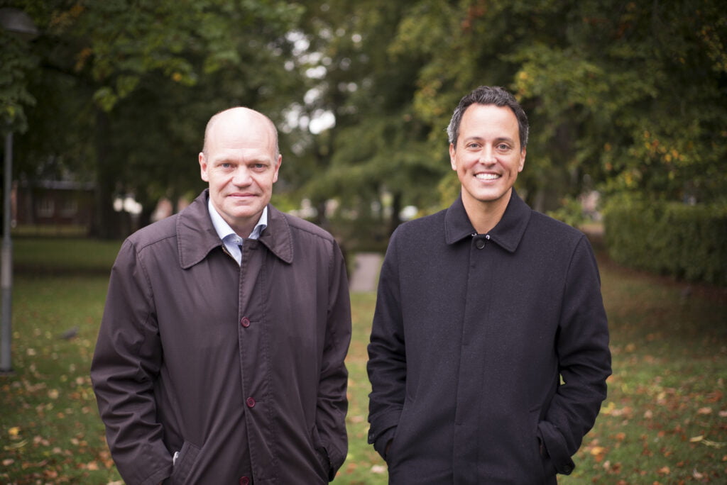 Anders Almgren, oppositionsråd, och Philip Sandberg, kommunalråd, Lunds kommun. Foto: Olga Shadura.