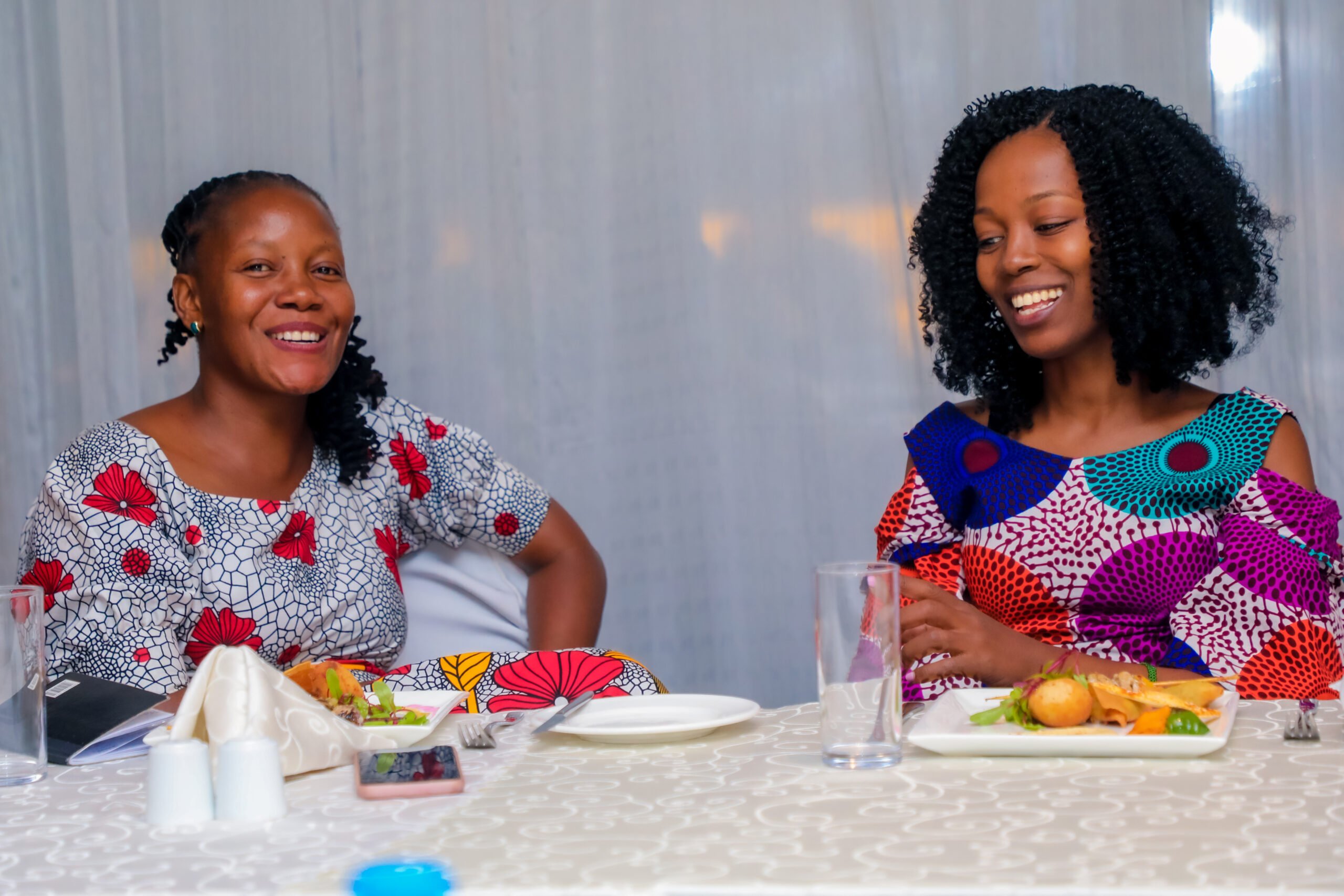 Journalist Salome Gregory and Agnes Kessy (Tanzania)