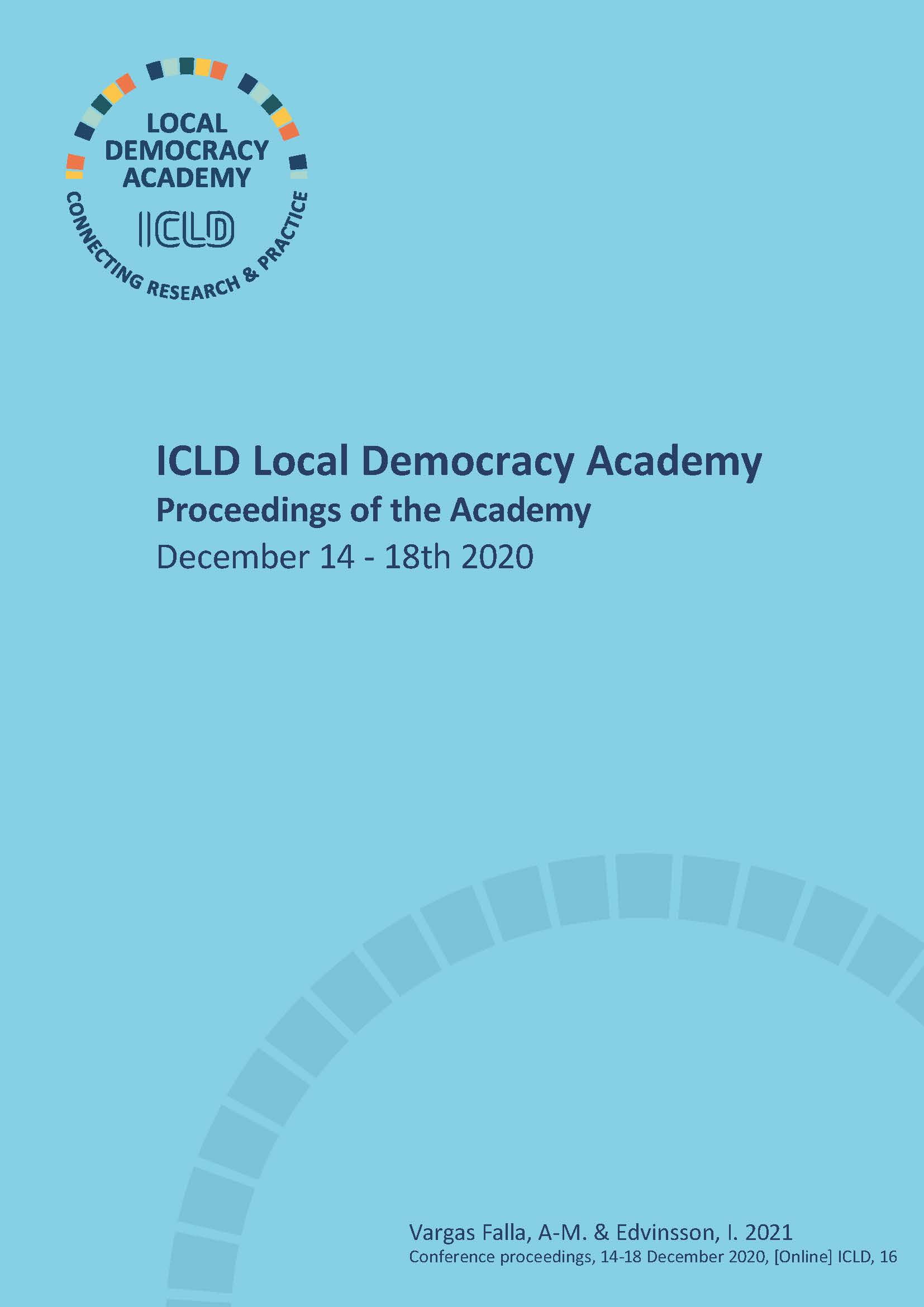 Proceedings of the academy