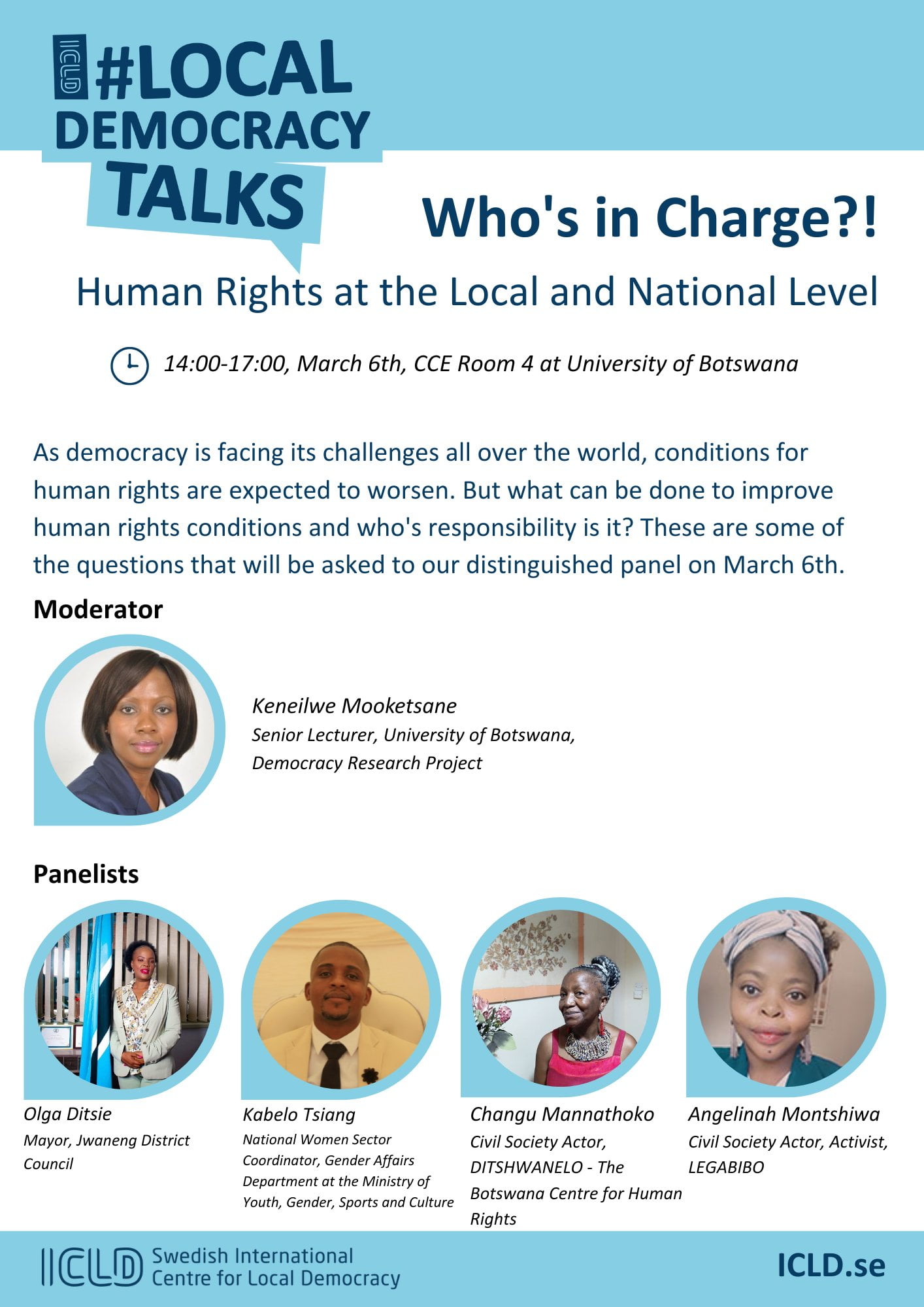 Who’s in Charge? Local Democracy Talks in Gaborone